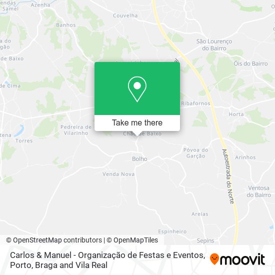 Carlos & Manuel - Organização de Festas e Eventos map