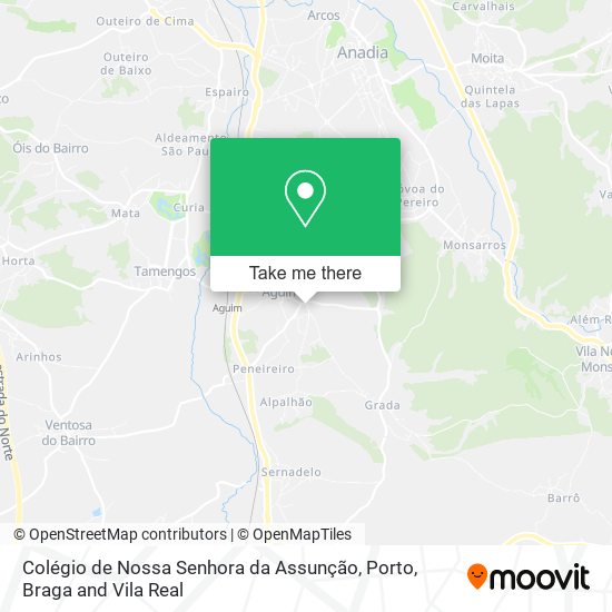 Colégio de Nossa Senhora da Assunção mapa