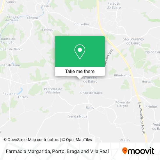 Farmácia Margarida mapa