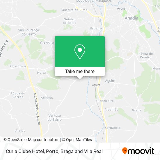 Curia Clube Hotel map