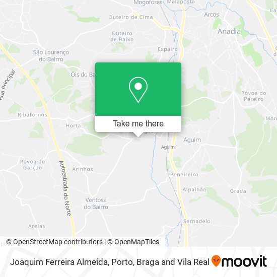 Joaquim Ferreira Almeida mapa