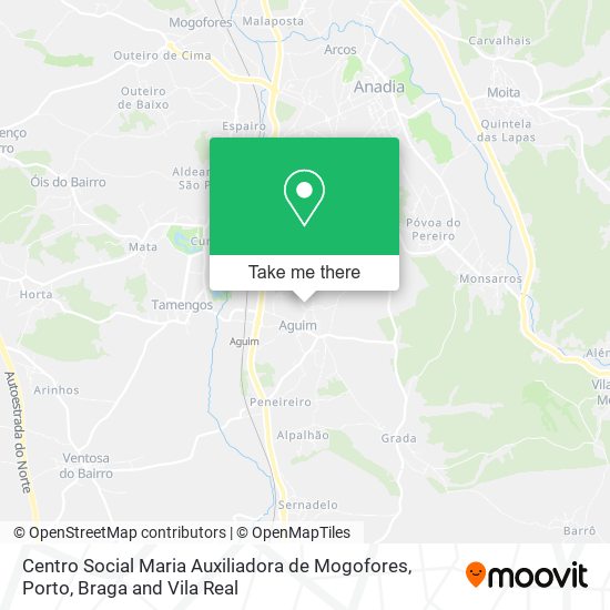 Centro Social Maria Auxiliadora de Mogofores map