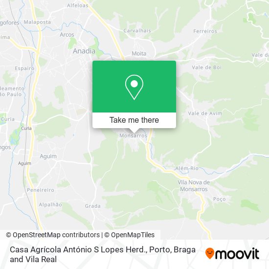 Casa Agrícola António S Lopes Herd. map