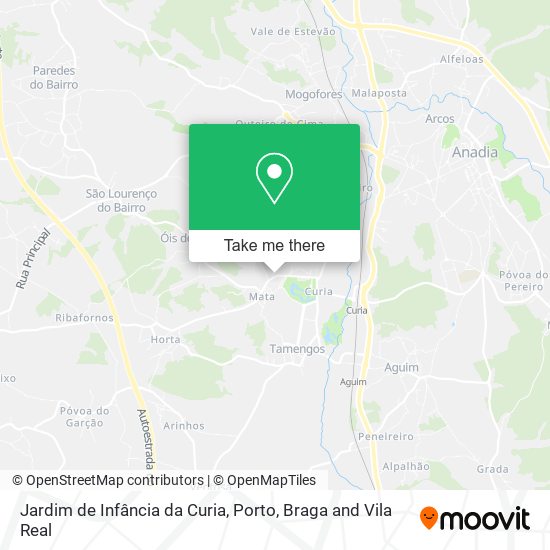 Jardim de Infância da Curia map