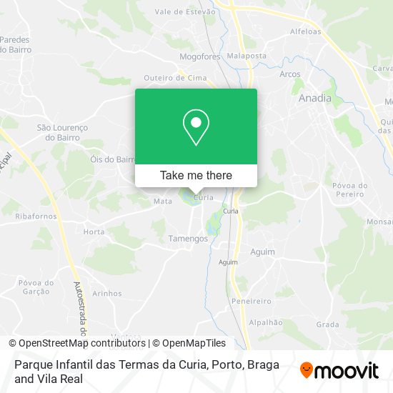 Parque Infantil das Termas da Curia map