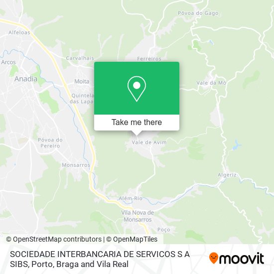 SOCIEDADE INTERBANCARIA DE SERVICOS S A SIBS mapa