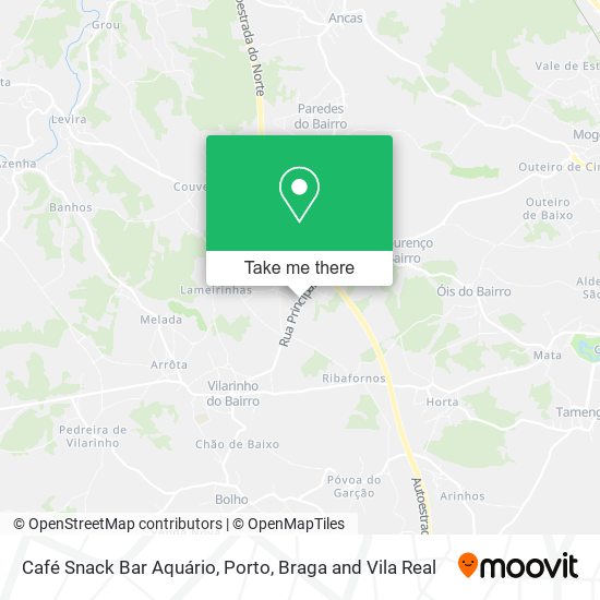 Café Snack Bar Aquário mapa