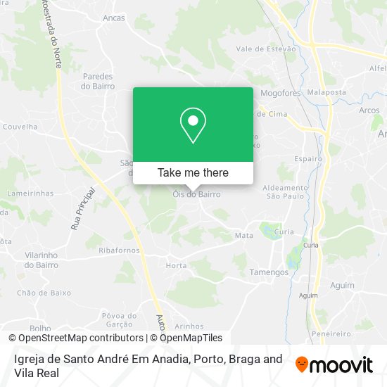 Igreja de Santo André Em Anadia map