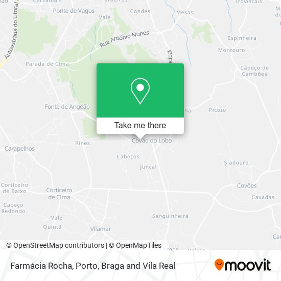 Farmácia Rocha mapa