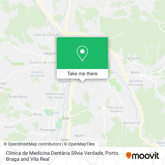 Clínica de Medicina Dentária Sílvia Verdade map