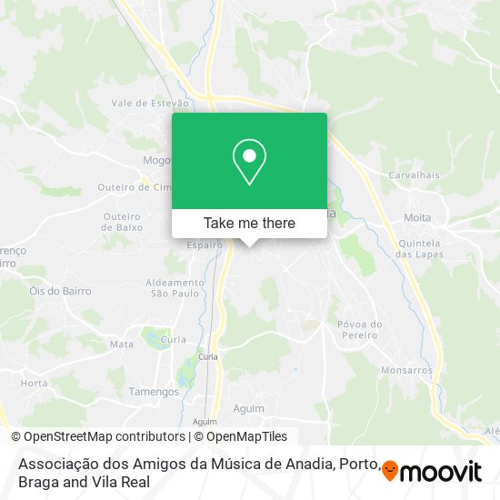 Associação dos Amigos da Música de Anadia map