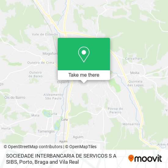 SOCIEDADE INTERBANCARIA DE SERVICOS S A SIBS mapa