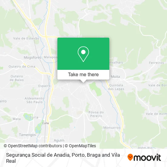 Segurança Social de Anadia map