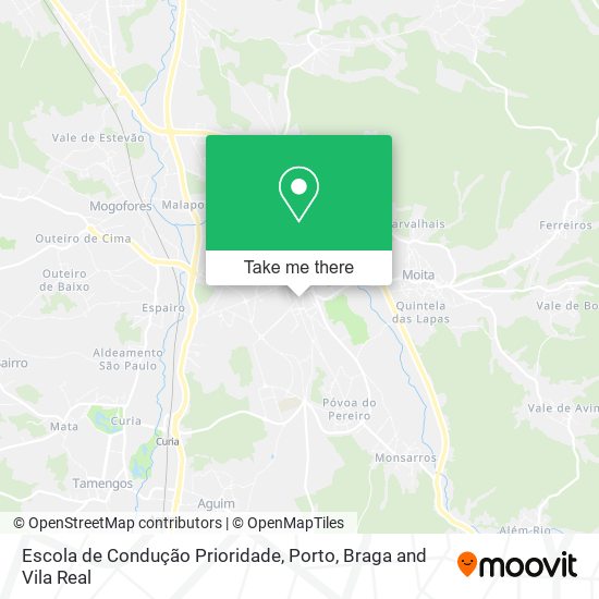 Escola de Condução Prioridade map