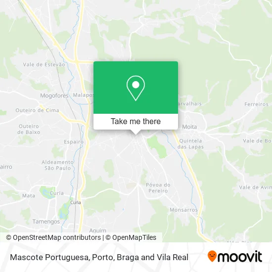 Mascote Portuguesa map