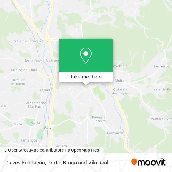 Caves Fundação map