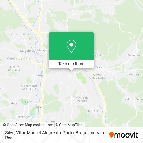 Silva, Vítor Manuel Alegre da map