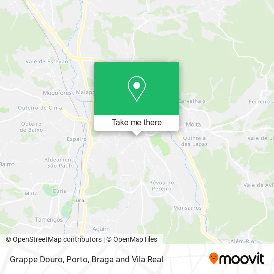 Grappe Douro map