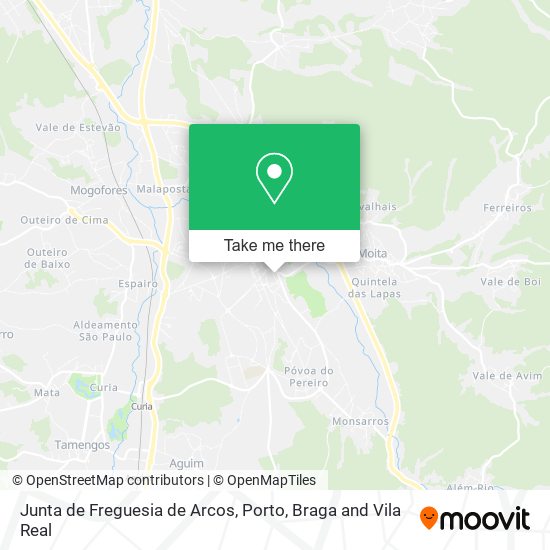 Junta de Freguesia de Arcos map