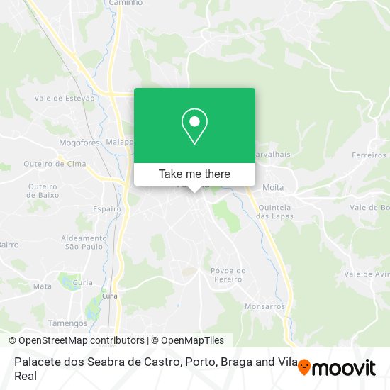 Palacete dos Seabra de Castro map