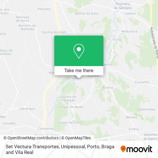 Set Vectura-Transportes, Unipessoal mapa