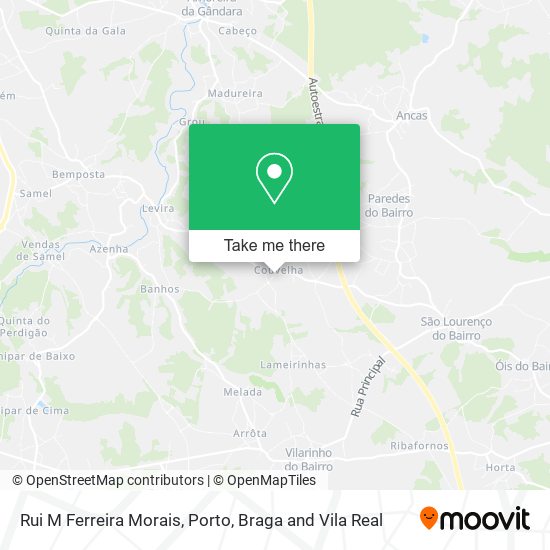 Rui M Ferreira Morais map