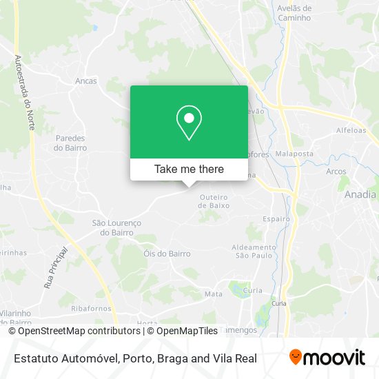 Estatuto Automóvel map