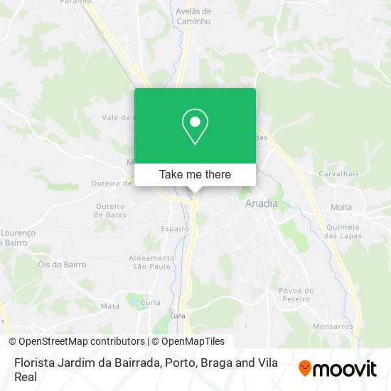 Florista Jardim da Bairrada mapa