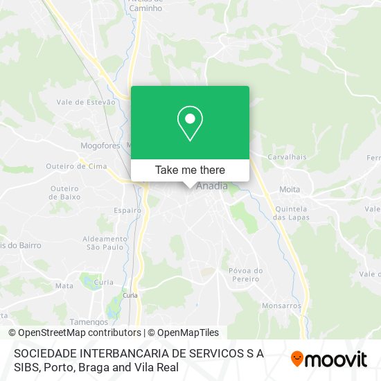 SOCIEDADE INTERBANCARIA DE SERVICOS S A SIBS mapa