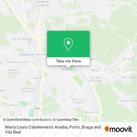 Maria Louro Cabeleireiros Anadia map