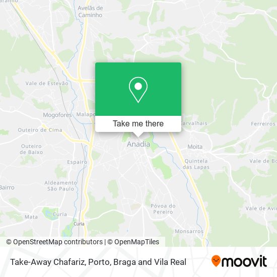 Take-Away Chafariz mapa