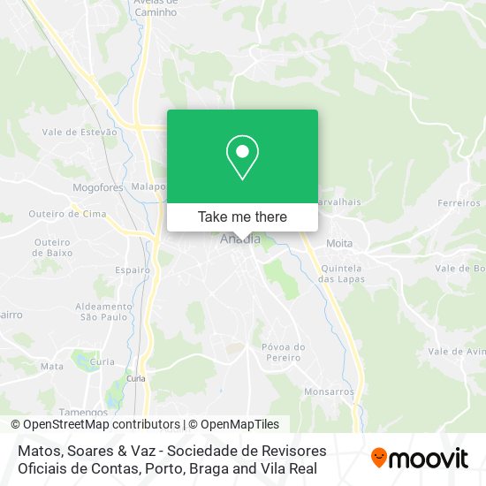 Matos, Soares & Vaz - Sociedade de Revisores Oficiais de Contas map