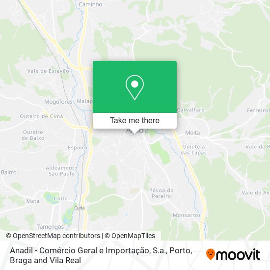 Anadil - Comércio Geral e Importação, S.a. mapa