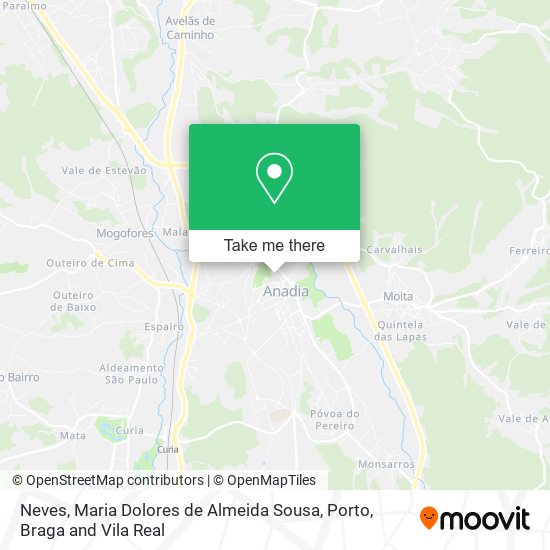 Neves, Maria Dolores de Almeida Sousa map
