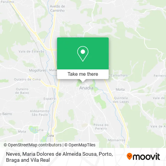 Neves, Maria Dolores de Almeida Sousa map