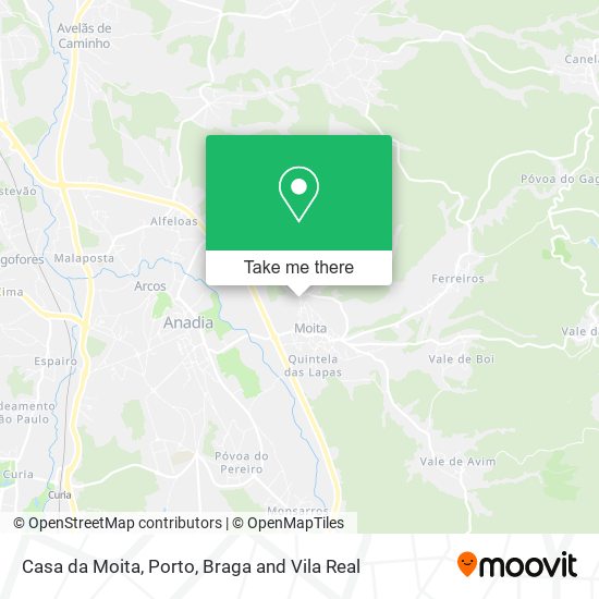 Casa da Moita map