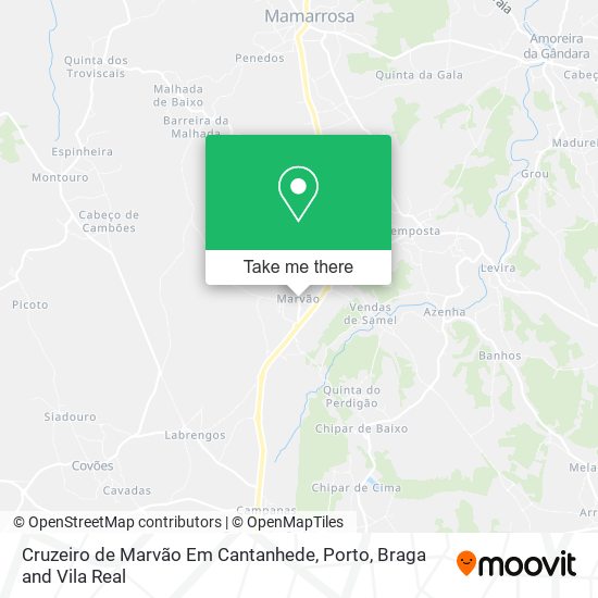 Cruzeiro de Marvão Em Cantanhede map