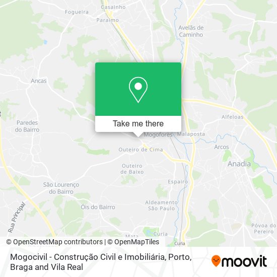 Mogocivil - Construção Civil e Imobiliária mapa