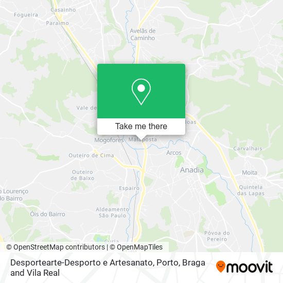 Desportearte-Desporto e Artesanato map