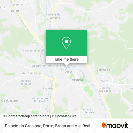 Palácio da Graciosa map
