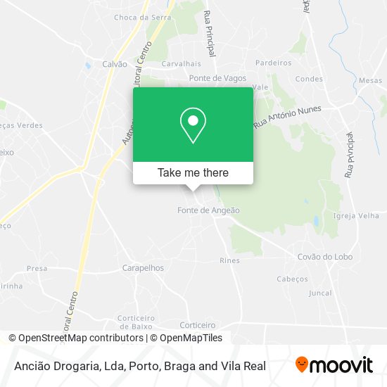 Ancião Drogaria, Lda mapa