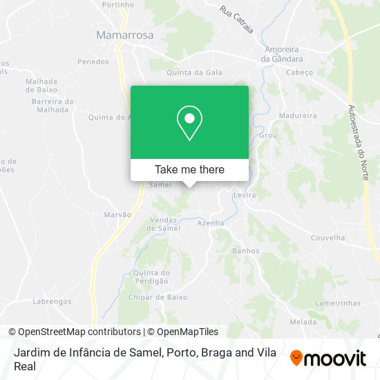 Jardim de Infância de Samel map