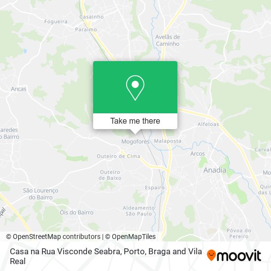 Casa na Rua Visconde Seabra mapa