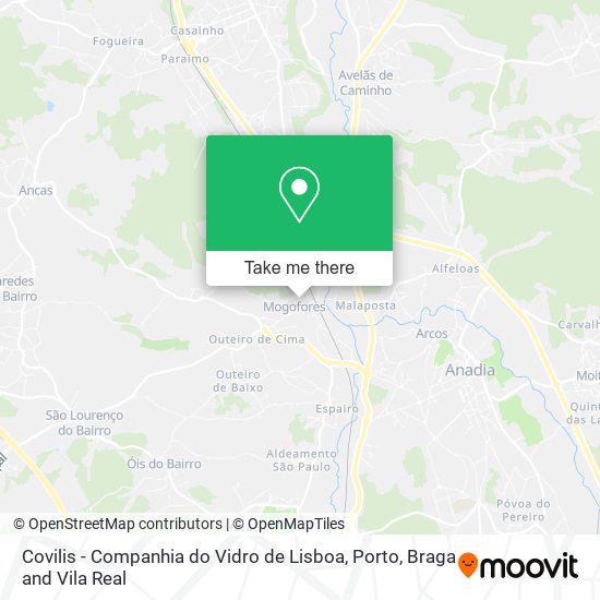 Covilis - Companhia do Vidro de Lisboa map