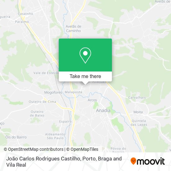 João Carlos Rodrigues Castilho mapa