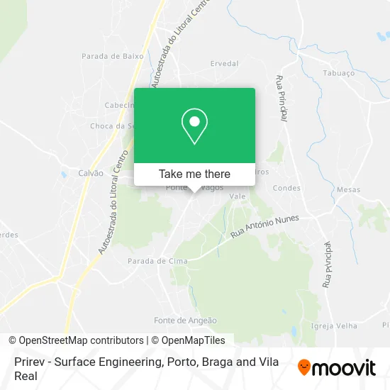Prirev - Surface Engineering map