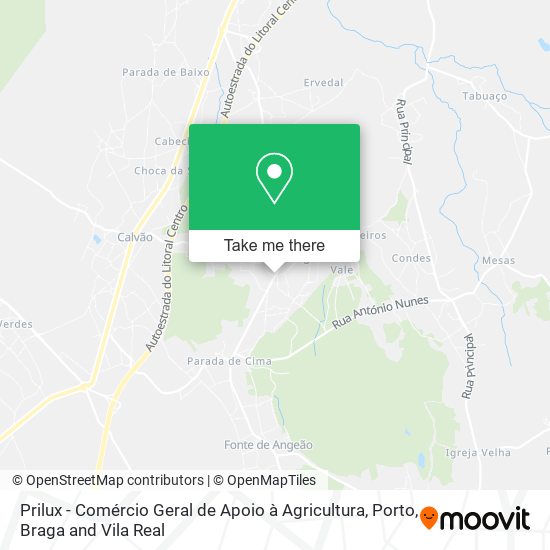 Prilux - Comércio Geral de Apoio à Agricultura map
