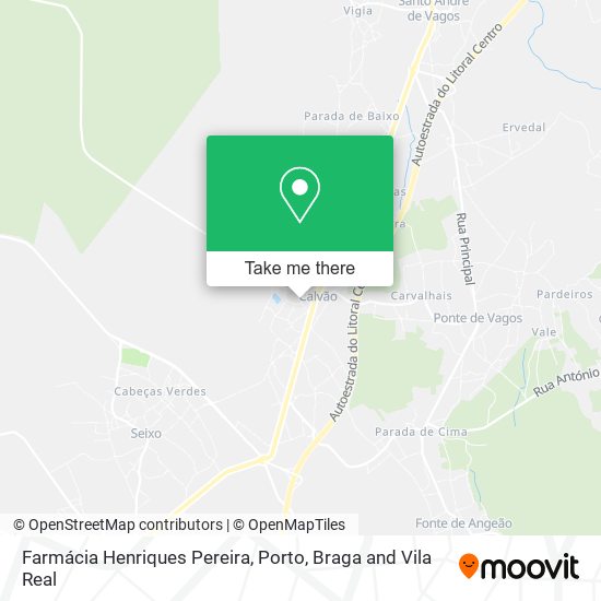 Farmácia Henriques Pereira mapa