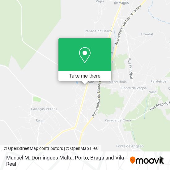 Manuel M. Domingues Malta map