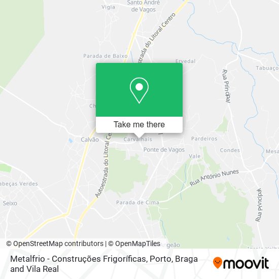 Metalfrio - Construções Frigoríficas map